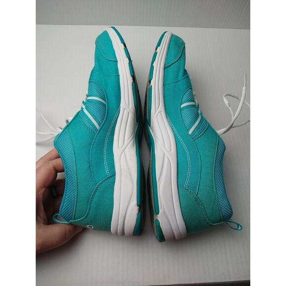 Ryka Tempo Woman's 11M Aqua/White Low Top Lace Up Sneakers - Picture 7 of 11